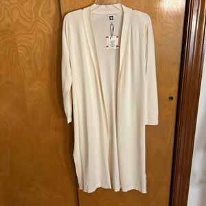 NWT Anne Klein cardigan , cream, size XS